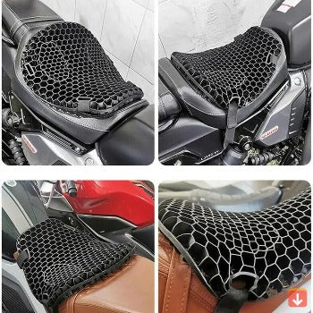 cojin de moto flexible anti golpes